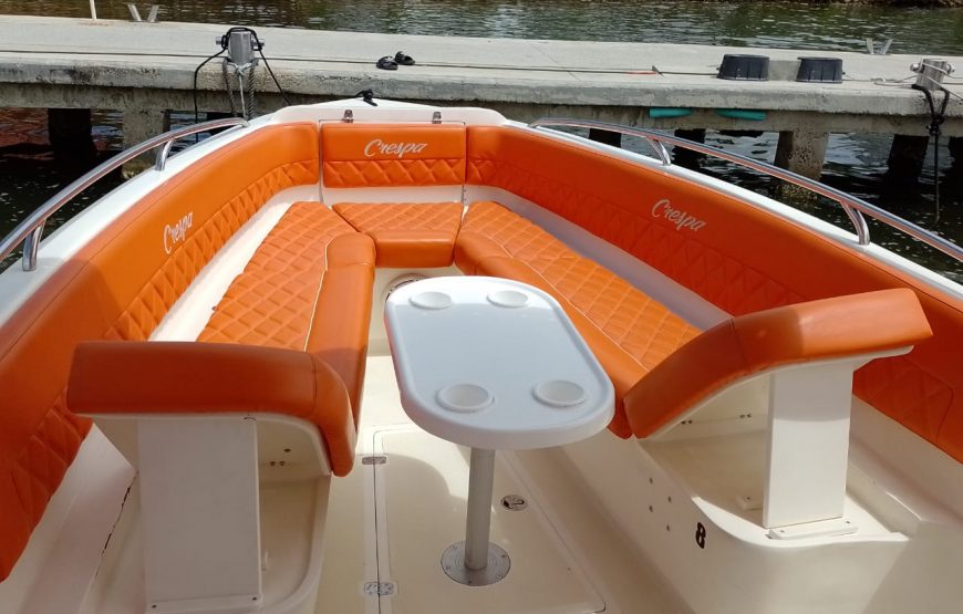 30 ft Boat Crespa – 9 Guests