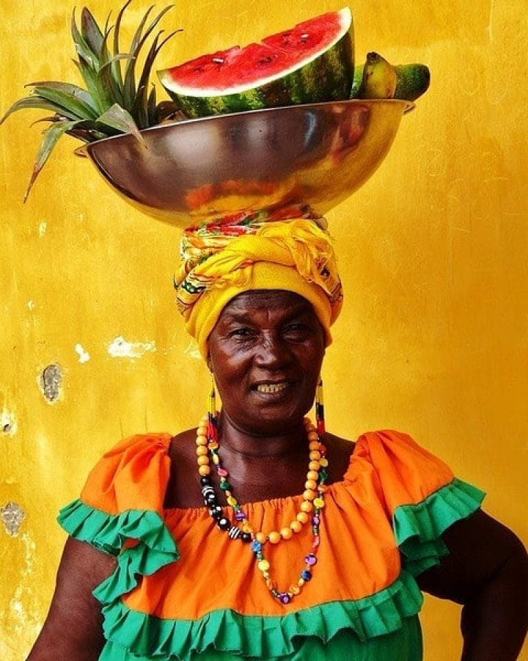 Palenqueras in Cartagena