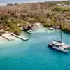 Bonavida catamaran near the Rosario Islands