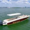Makani private boat anchored in Cartagena Bay