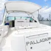 Stern and swim platform of the Palladium yacht