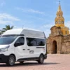 Private van transfer in Cartagena: Renault Trafic at the Clock Tower