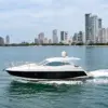 Zetta 44 ft sport yacht cruising in front of Bocagrande, Cartagena