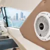 Helm and marine speakers on the Zetta yacht